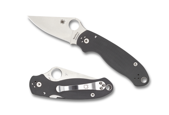 Spyderco Para 3 - Maxamet Steel - Grey G10 Handle - C223GPDGY