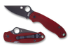 Spyderco Para 3 - St. Nick's Exclusive - Red G10 - CPM-4V Steel -  C223GPRDBK