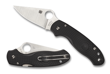 Spyderco Para 3 Lightweight - Black FRN - Satin Blade - C223PBK