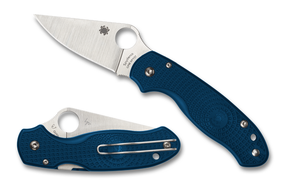 Spyderco Para 3 Lightweight - CPM-SPY27 Blade  - Blue FRN Handle - C223PCBL