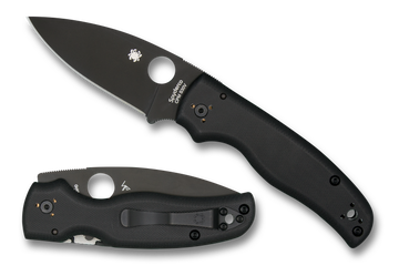 Spyderco Shaman - Plain Edge - Black Blade - Black G10 - C229GPBK