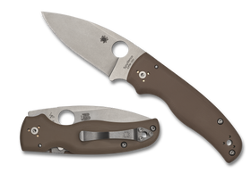 Spyderco Shaman - Sprint Run - CPM-15V - Brown G10 - C229GPBN15V
