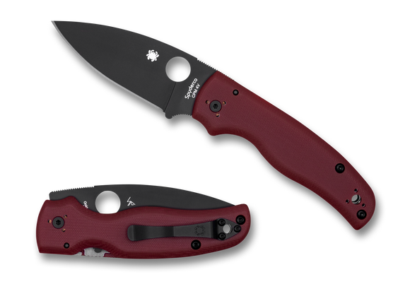 Spyderco Shaman - St. Nick’s Exclusive - CPM-4V Steel - Red G10 - C229GPRDBK