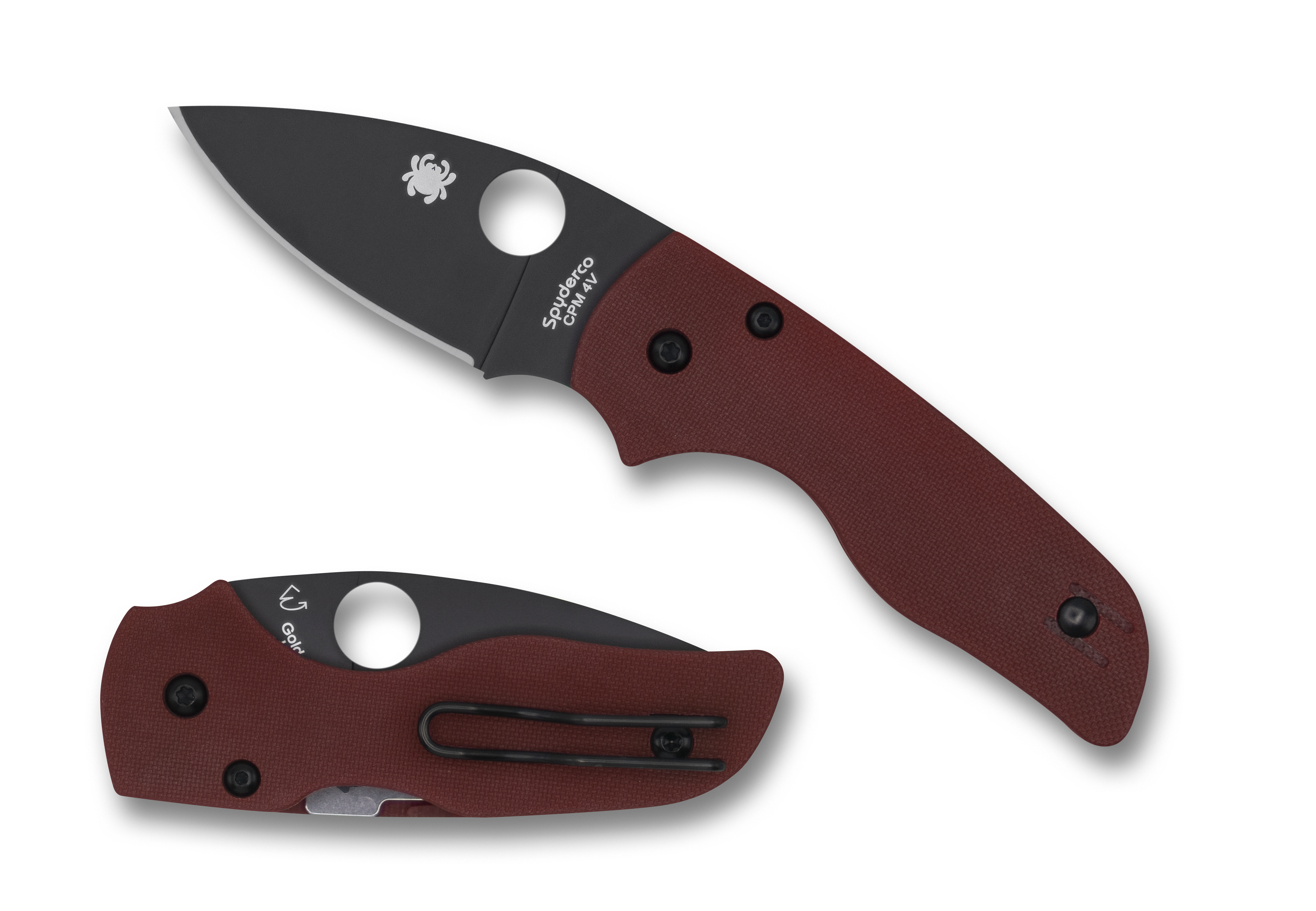 Spyderco Lil Native - St. Nick's Exclusive - Red G10 - CPM-4V Blade - C230GPRDBK