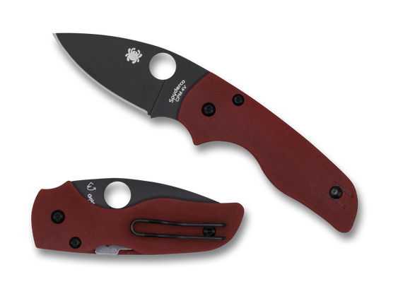 Spyderco Lil Native - St. Nick's Exclusive - Red G10 - CPM-4V Blade - C230GPRDBK