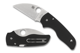 Spyderco Lil’ Native - Compression Lock - Black G10 - Wharncliffe Blade - C230GPWC