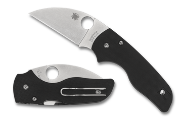 Spyderco Lil’ Native - Compression Lock - Black G10 - Wharncliffe Blade - C230GPWC