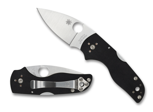 Spyderco Lil’ Native - Mid Backlock - Black G10 - CPM-S30V - C230MBGP - CLOSEOUT