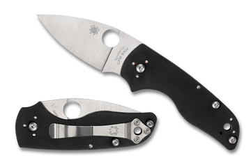 Spyderco Lil’ Native Slip It - Black G10 - Plain Edge - C230NLGP