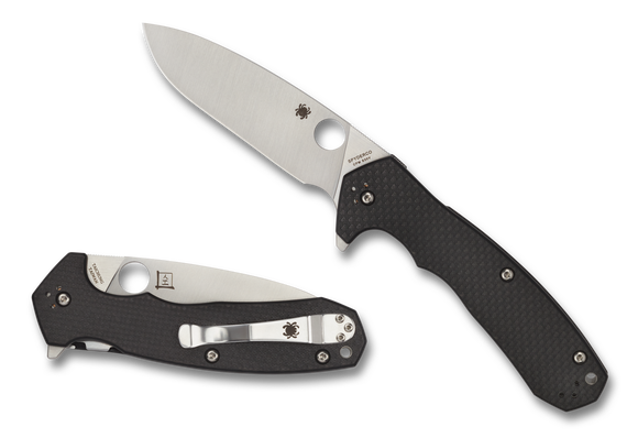 Spyderco Amalgam - Flipper - Carbon Fiber Handle - CPM-S30V - C234CFP