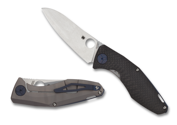 Spyderco Drunken - Frame Lock -  Carbon Fiber/ Titanium - C235CFTIP