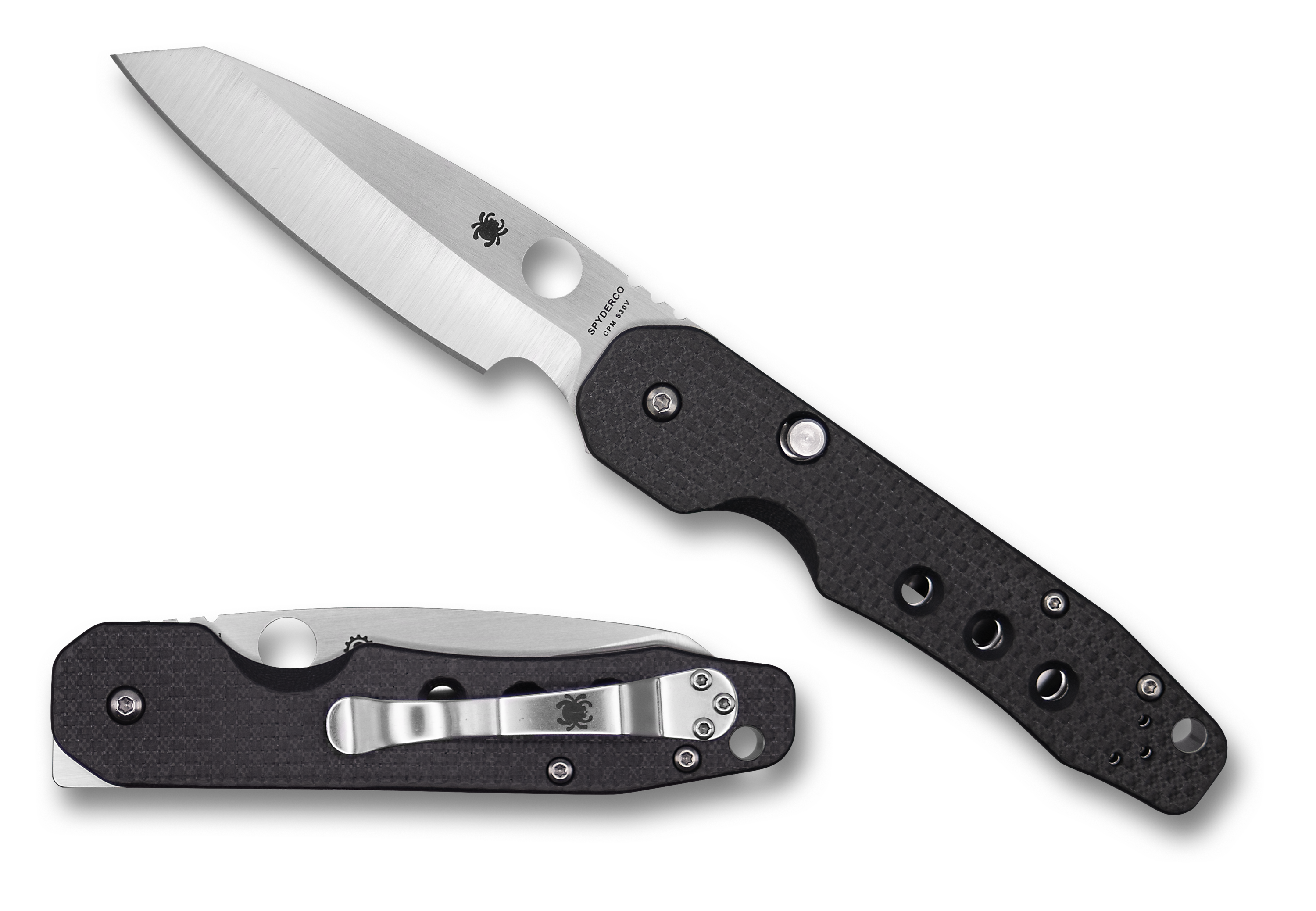Spyderco Smock - Carbon Fiber Handle - CPM-S30V Steel - C240CFP