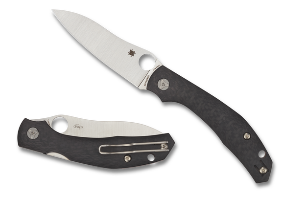 Spyderco Kapara - Plain Edge CPM-S30V - Carbon Fiber Handle - C241CFP