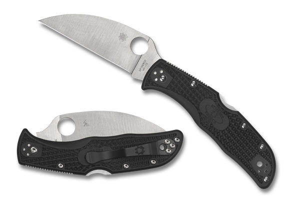 Spyderco Endela - Black FRN - Wharncliffe - Plain Edge - C243FPWCBK