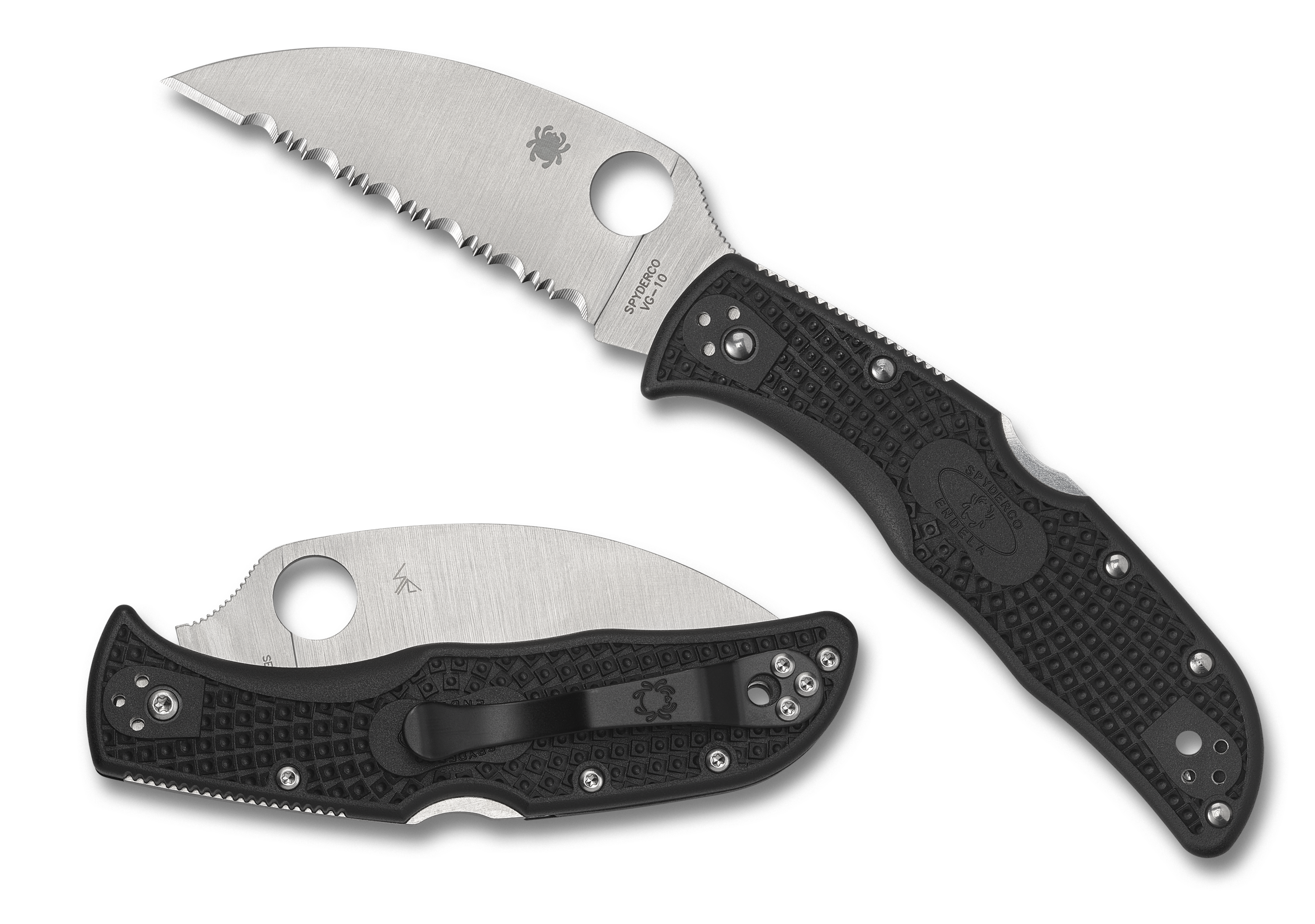 Spyderco Endela - Black FRN - Wharncliffe - SpyderEdge - C243FSWCBK