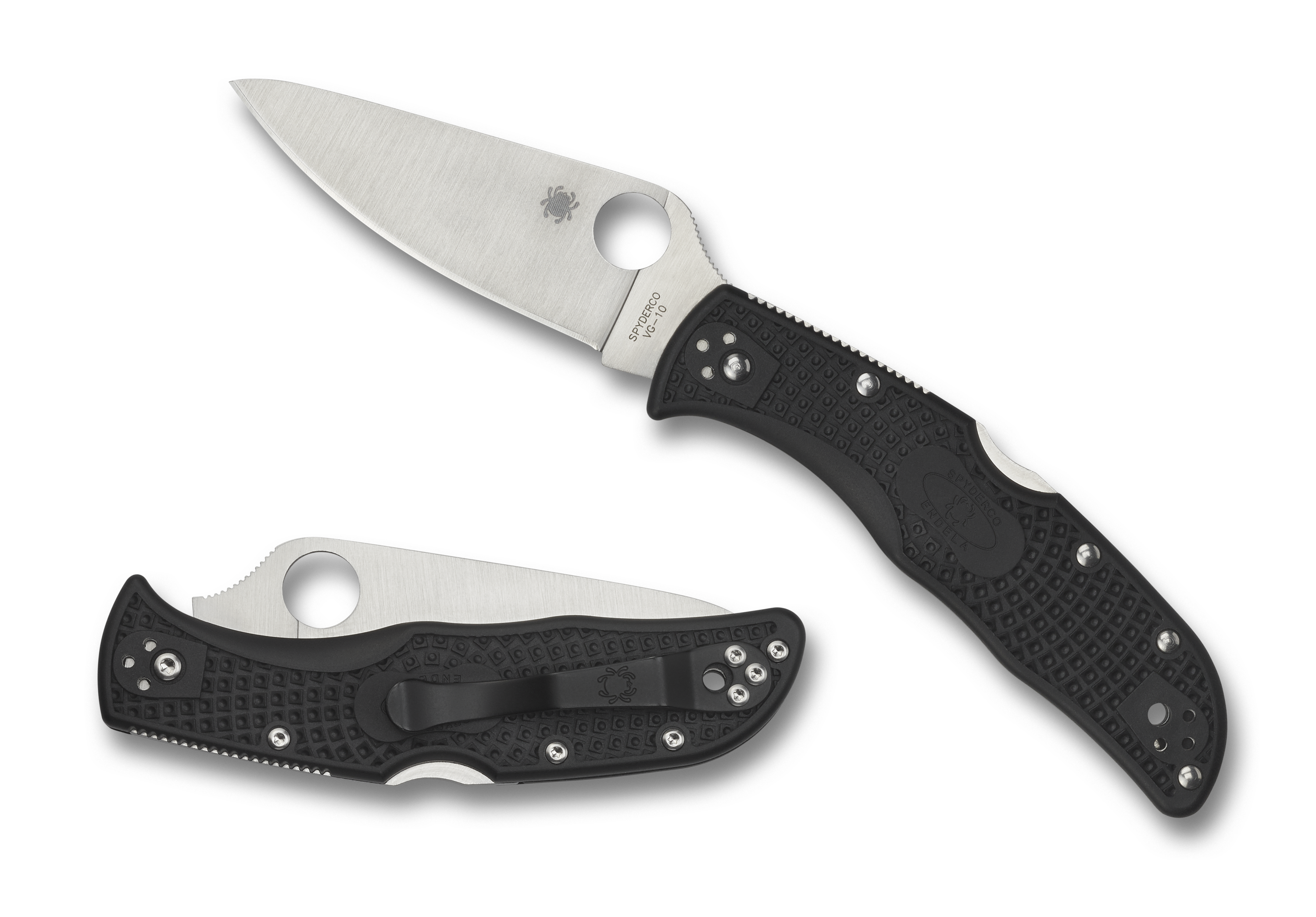 Spyderco Endela - Black FRN - Plain Edge - C243PBK