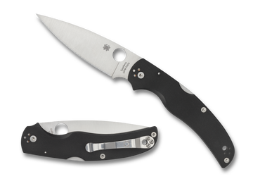 Spyderco Native Chief - Black G10 - Plain Edge - C244GP