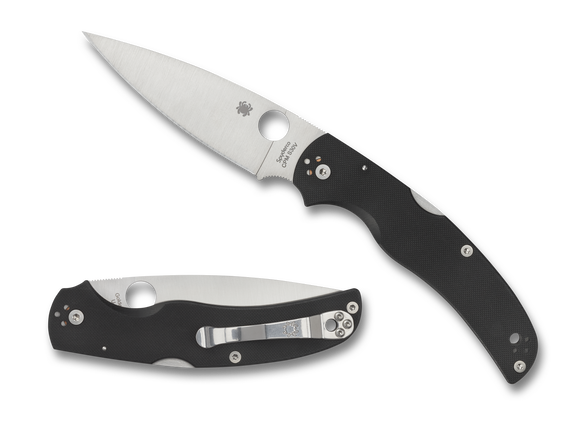 Spyderco Native Chief - Black G10 - Plain Edge - C244GP