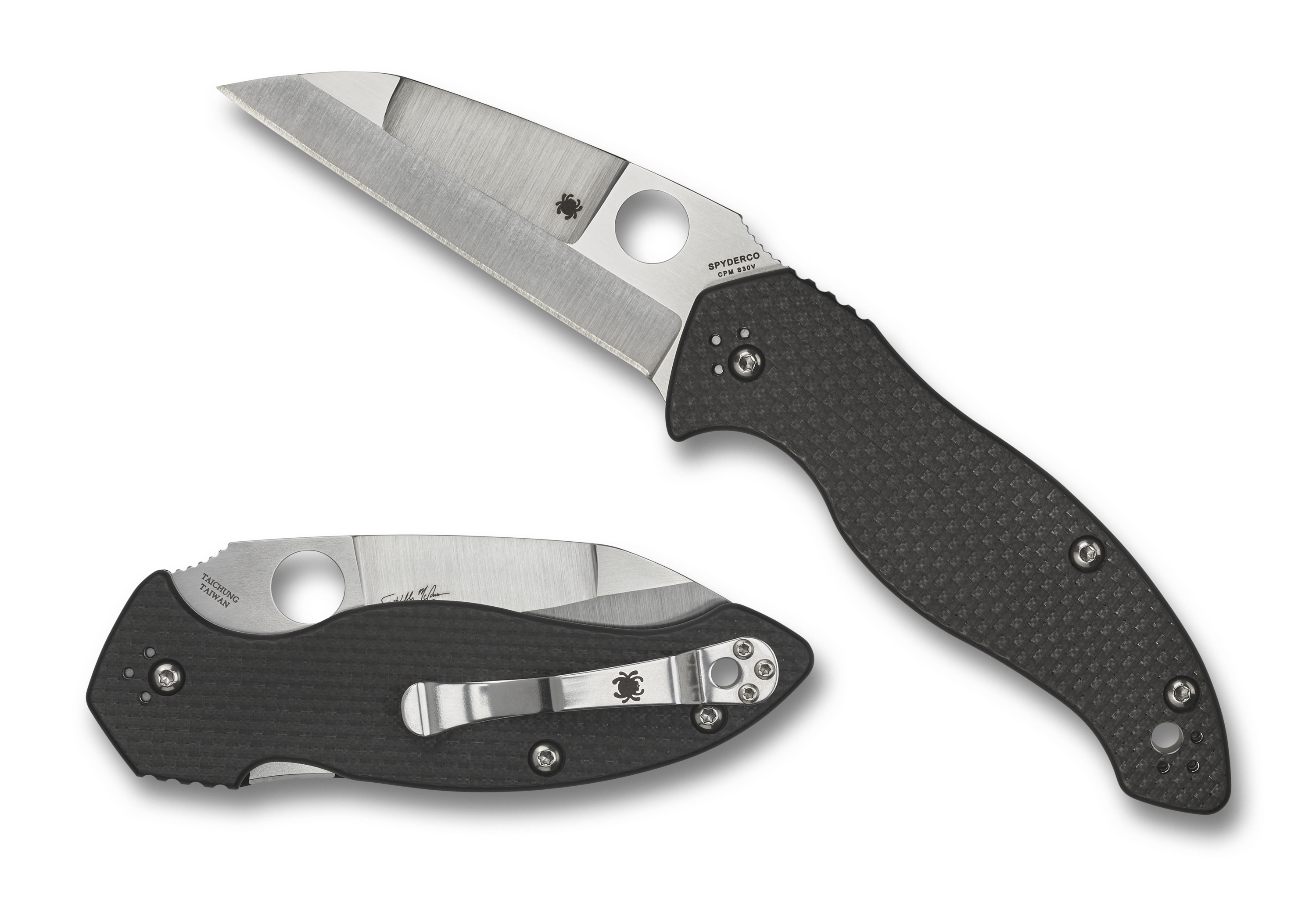 Spyderco Canis - Carbon Fiber Handle - CPM-S30V Steel - C248CFP