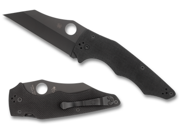 Spyderco YoJumbo - DLC S30V Blade - Compression Lock -  Black G10 - C253GPBBK