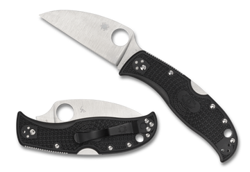 Spyderco RockJumper - Flat Ground - Plain Edge - Black FRN - C254PBK - CLOSEOUT