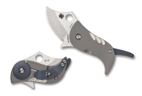 Spyderco Pochi - Titanium Handle - CPM-S45VN Steel - C256TIP - CLOSEOUT