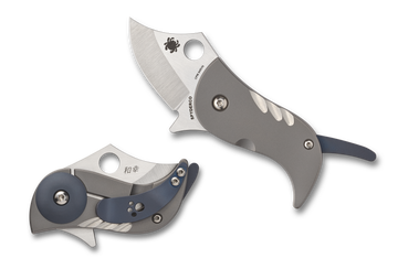 Spyderco Pochi - Titanium Handle - CPM-S45VN Steel - C256TIP - CLOSEOUT