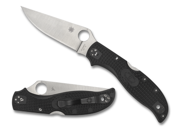 Spyderco Stretch 2 XL Lightweight  - Black FRN - Plain Edge - C258PBK