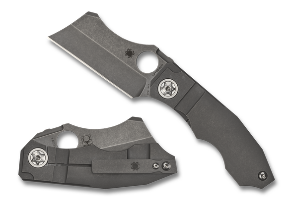 Spyderco Stovepipe - Titanium - CPM 20CV - Frame Lock - C260TIP