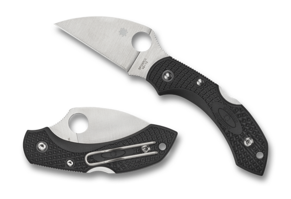 Spyderco Dragonfly 2 - Plain Edge - Wharncliffe - Black FRN - C28FPWCBK2