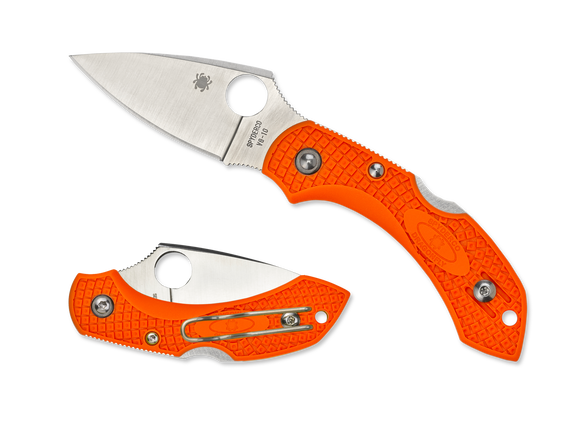 Spyderco Dragonfly 2 - Orange FRN - Plain Edge - C28POR2