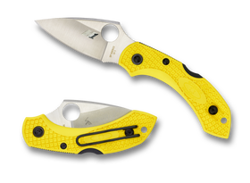Spyderco Dragonfly 2 Salt - Plain Edge - Yellow FRN - C28PYL2