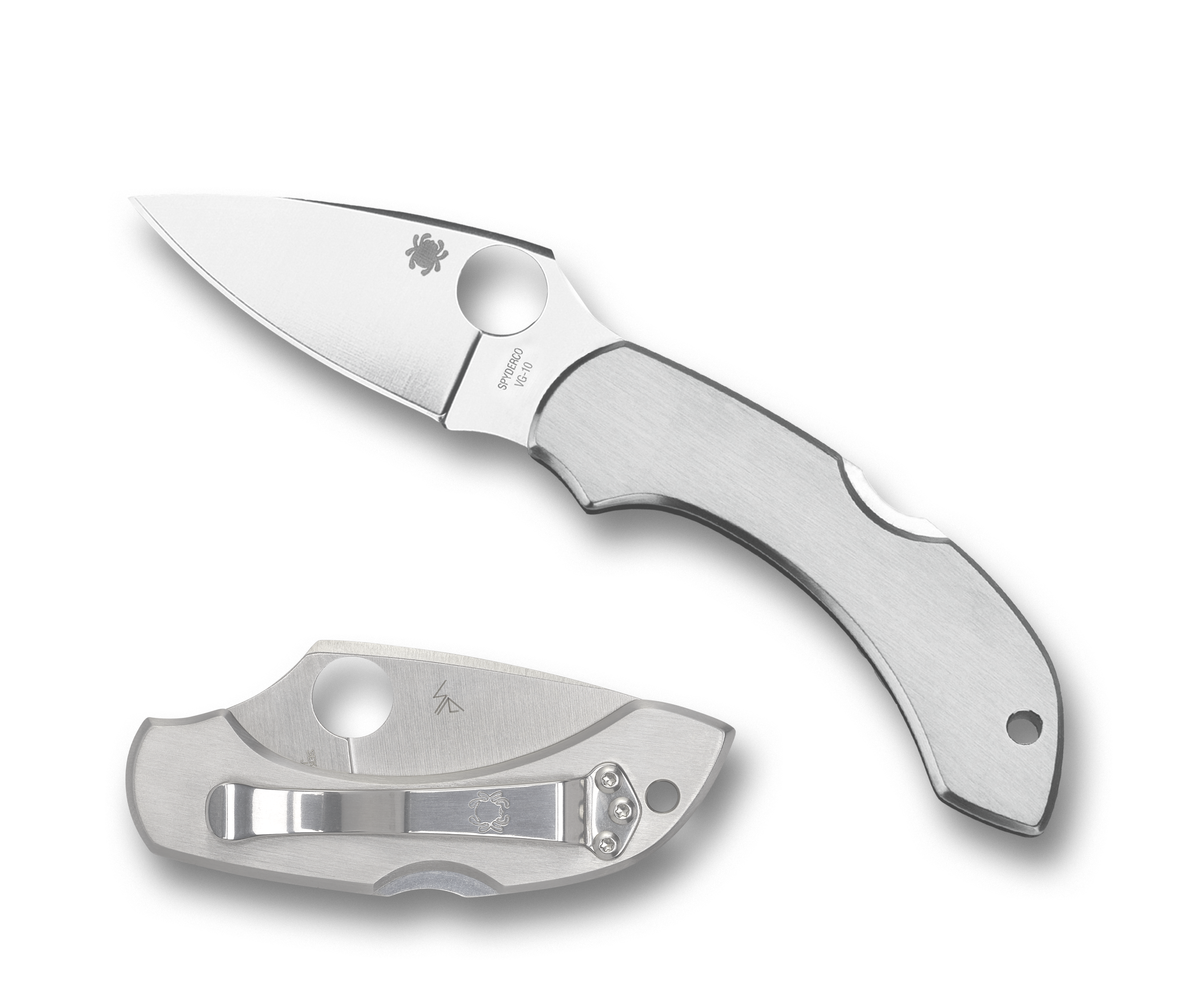 Spyderco Dragonfly - Stainless Handle - C28P