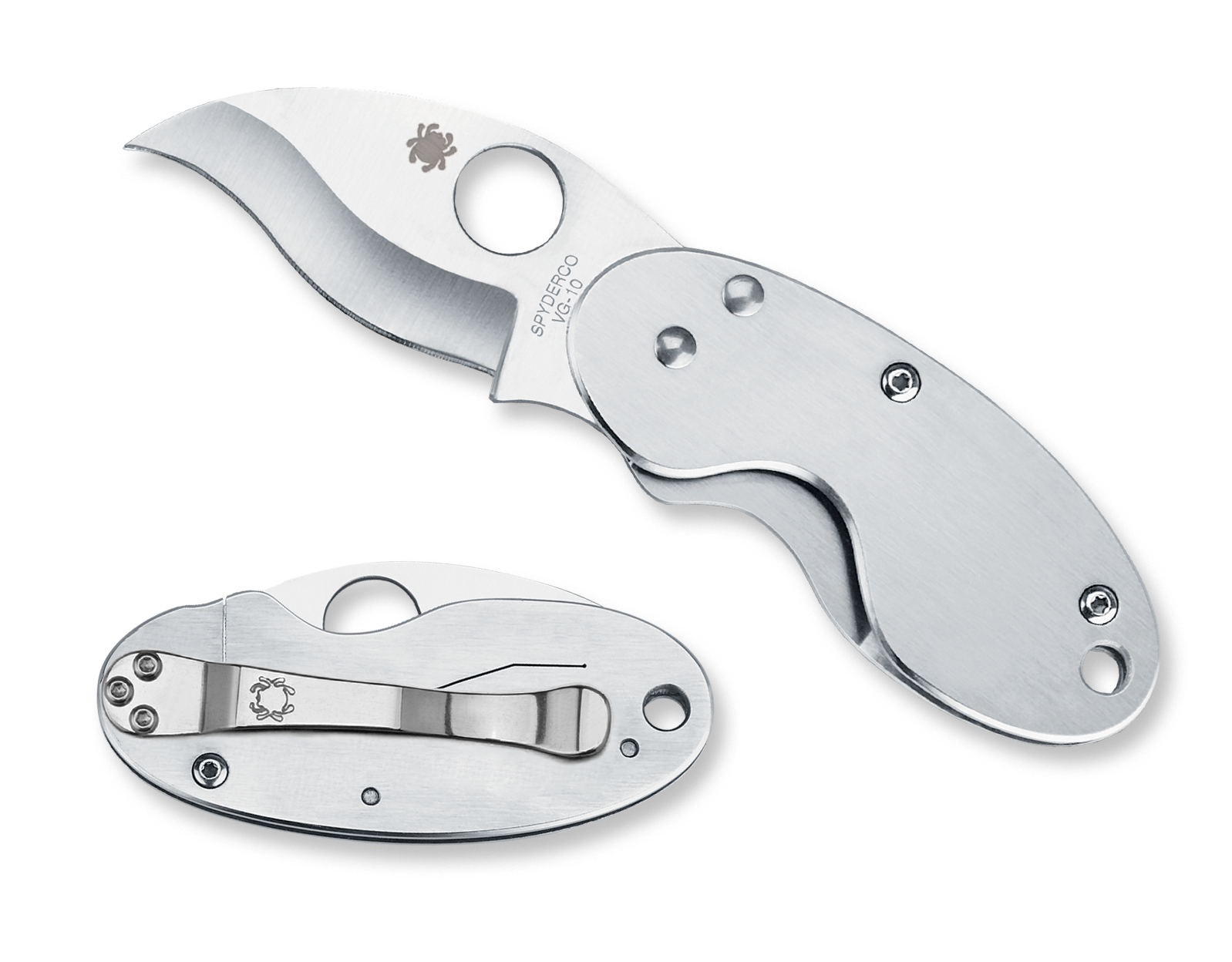 Spyderco Cricket - Stainless Handle - C29P - SNK/WTO - Home Office
