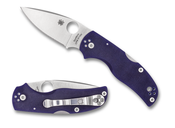 Spyderco Native 5 -  Dark Blue G-10 - CPM-S110V - C41GPDBL5