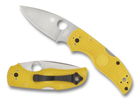 Spyderco Native 5 Salt - Yellow FRN - Plain Edge MagnaCut - C41PYL5 - SNK/WTO - Home Office