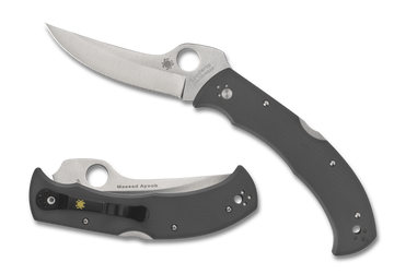 Spyderco Massad Ayoob - Sprint Run - Gray G10 - Plain Edge CPM-Cruwear - C60GPGY