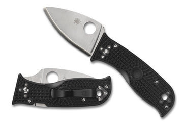 Spyderco Lil Temperance 3 Lightweight - Black FRN Handle - Plain Edge - C69PBK3