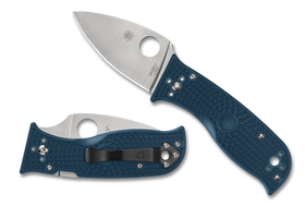 Spyderco Lil Temperance 3 Lightweight - K390 Steel - Blue FRN Handle - C69PBL3K390