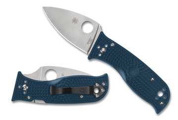Spyderco Lil Temperance 3 Lightweight - K390 Steel - Blue FRN Handle - C69PBL3K390