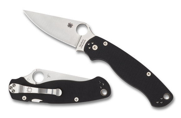 Spyderco Paramilitary 2 - Black G10 -  C81GP2