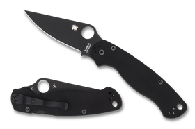 Spyderco Paramilitary 2 - Black G10 Handle - C81GPBK2