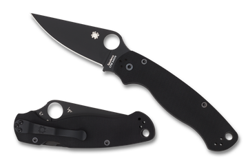 Spyderco Paramilitary 2 - Black G10 Handle - C81GPBK2