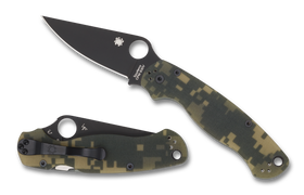 Spyderco Paramilitary 2 - Camo G10 - Black Blade - C81GPCMOBK2