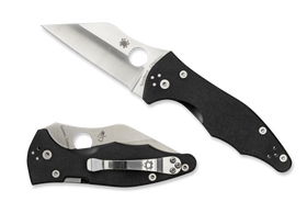 Spyderco Yojimbo 2 - Satin Blade - Black G10 - CPM-S30V - C85GP2