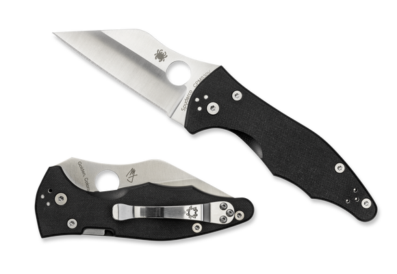 Spyderco Yojimbo 2 - Satin Blade - Black G10 - CPM-S30V - C85GP2