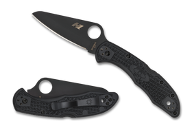Spyderco Salt 2 - Plain Edge H1 Blade - Black FRN - C88PBBK2 - SNK/WTO - Home Office