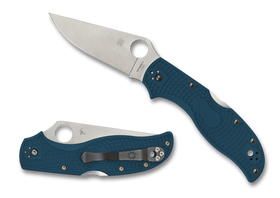 Spyderco Stretch 2 - Straight Spine - Blue FRN - K390 Steel - C90FP2K390 - SNK/WTO - Home Office