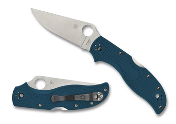 Spyderco Stretch 2 - Straight Spine - Blue FRN - K390 Steel - C90FP2K390