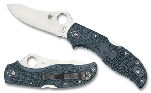 Spyderco Stretch 2 - V-Toku2/SUS410 Sprint Run - Blue/Grey - C90FPBLE2